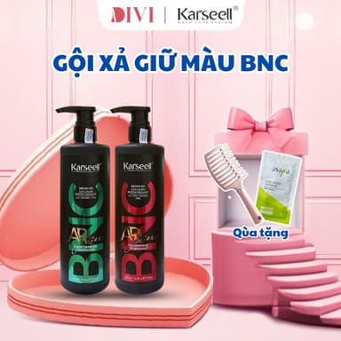 Dầu gội xả KARSEELL ARGAN BNC 500ML phục hồi giữ màu chống lão hóa da đầu cân bằng độ ẩm siêu mượt - Mỹ phẩm Divi