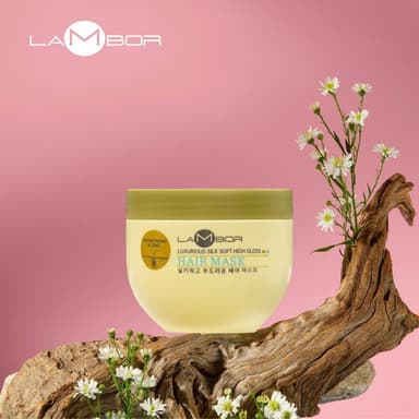 Kem Ủ Tóc Lambor 500ml Phục Hồi Tóc Hư Tổn Dưỡng Ẩm Sâu Giảm Gãy Rụng, Suôn Mượt Chuẩn Salon - Mỹ phẩm Divi