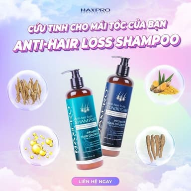 Dầu gội xả MAXIPRO Phục hồi hư tổn, giảm gàu, ngăn ngừa gãy rụng và kích thích mọc tóc 500ml- Mỹ phẩm DiVi