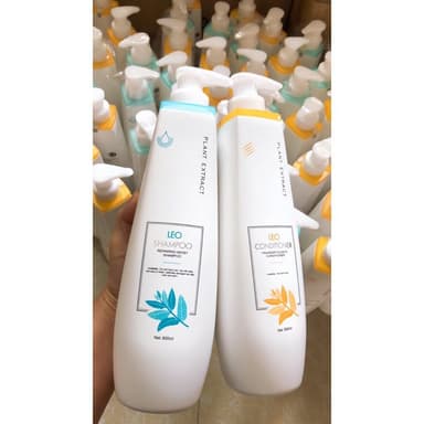 Cặp dầu gội xả phục hồi tóc hư tổn siêu mềm mượt tóc LEO PROSEE 800ml - Mỹ phẩm Divi