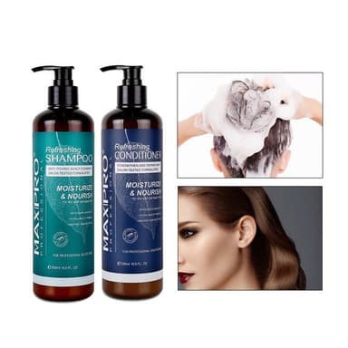 Dầu gội xả dưỡng tóc mềm mượt, giảm gàu ngăn gãy rụng phục hồi tóc hư tổn MAXIPRO 500/800ml - Mỹ phẩm DiVi