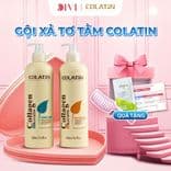 Combo gội xả COLATIN keratin, collagen tinh chất tơ tằm 500/1000ml- Mỹ phẩm DiVi