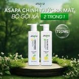 Dầu gội sạch gàu, mềm mượt, hương trà xanh Asapa 720ml