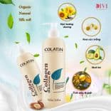 Combo gội xả COLATIN keratin, collagen tinh chất tơ tằm 500/1000ml- Mỹ phẩm DiVi