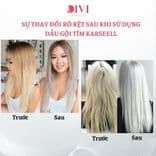  Dầu gội tím khử vàng Karseell Silver Shampoo, dầu gội khử vàng, giữ màu cho tóc nhuộm sáng, tóc tẩy 500ml - Mỹ phẩm Divi